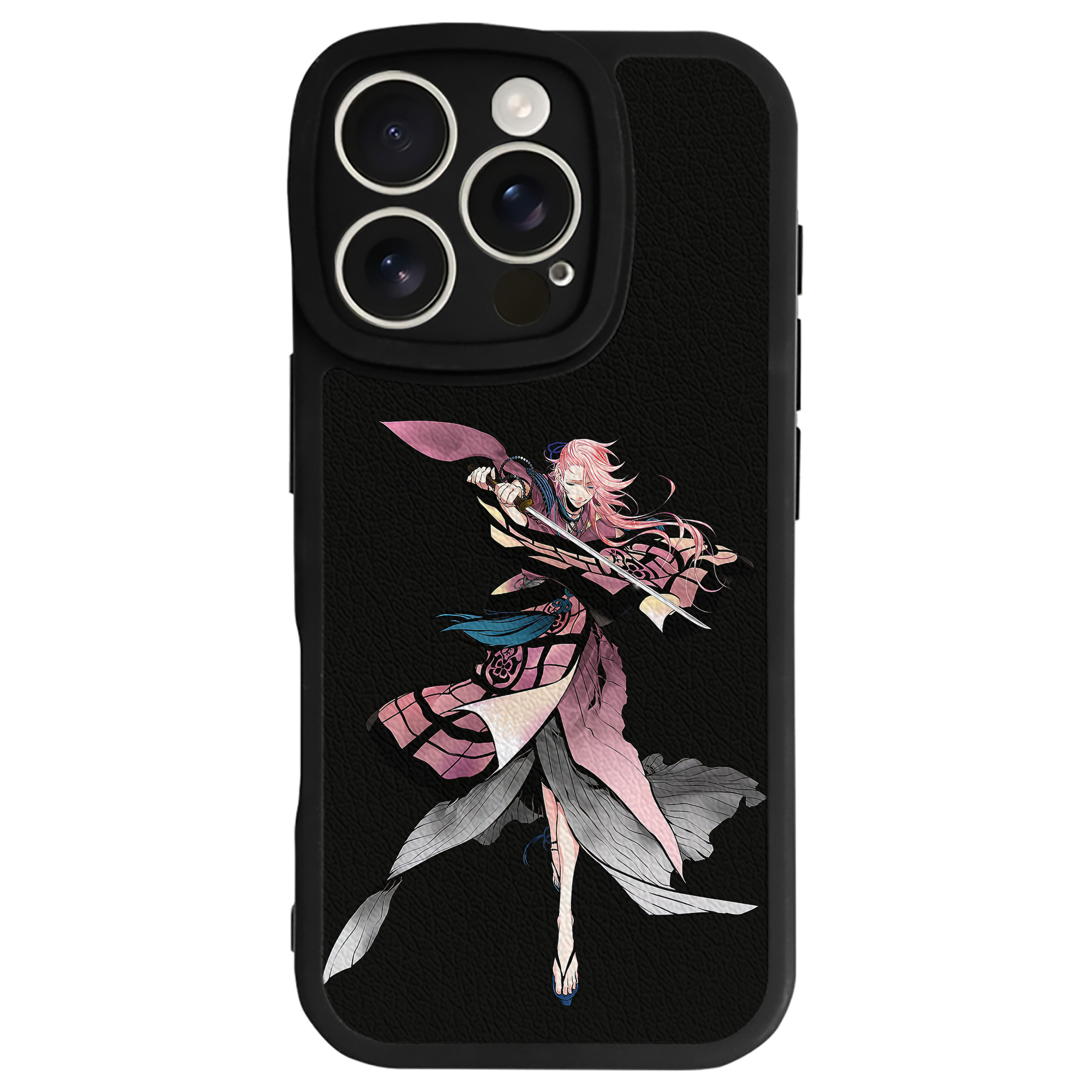 （画像用） 刀剣乱舞 Touken Ranbu 【iPhone 16シリーズ対応】シリコンスマホケース（レザー調） 材質：シリコン